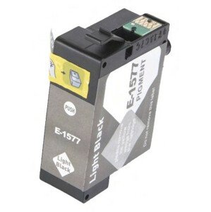 EPSON T1577 (C13T15774010) - kompatibilná cartridge, svetlo čierna, 29,5ml