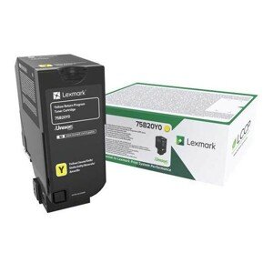 LEXMARK 75B20Y0 - originálny toner, žltý, 10000 strán