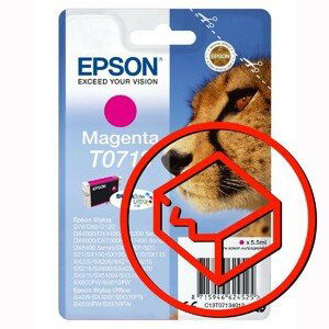 EPSON T0713 (C13T07134022) - originálna cartridge, purpurová, 5,5ml