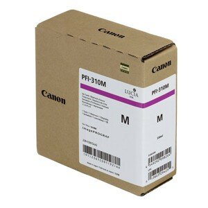 CANON PFI-310 M - originálna cartridge, purpurová, 330ml