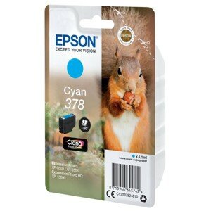 EPSON T3782 (C13T37824010) - originálna cartridge, azúrová, 4,1ml