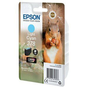 EPSON T3785 (C13T37854010) - originálna cartridge, svetlo azúrová, 4,8ml