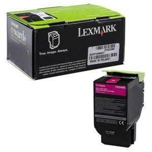 LEXMARK 70C2HME - originálny toner, purpurový, 3000 strán