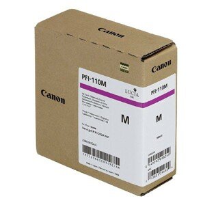 CANON PFI-110 M - originálna cartridge, purpurová, 160ml