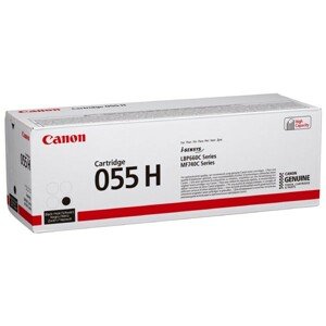 CANON 055H BK - originálny toner, čierny, 7600 strán