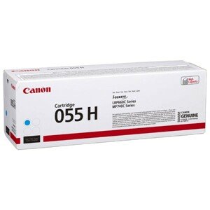 CANON 055H C - originálny toner, azúrový, 5900 strán