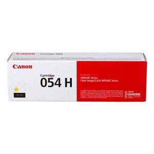 CANON 054H Y - originálny toner, žltý, 2300 strán