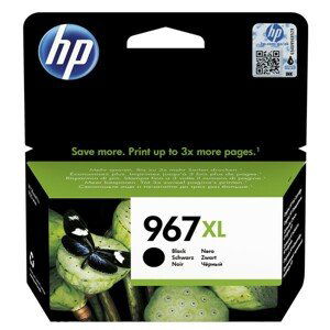 HP 3JA31AE - originálna cartridge HP 967, čierna, 68.7ml