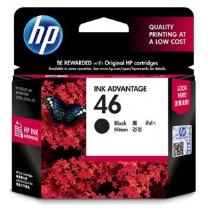 HP CZ637AE - originálna cartridge HP 46, čierna, 1500 strán