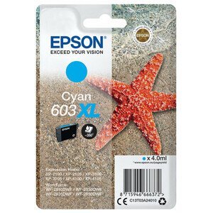EPSON C13T03A24010 - originálna cartridge, azúrová, 4,0ml