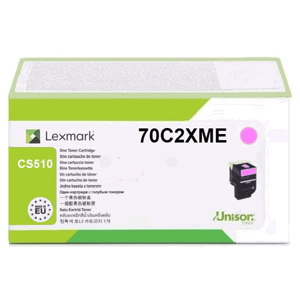 LEXMARK 70C2XME - originálny toner, purpurový, 4000 strán