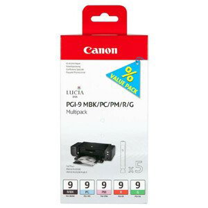 CANON PGI-9 - originálna cartridge, čierna + farebná
