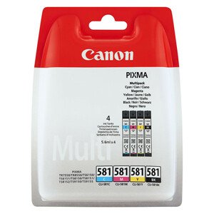 CANON CLI-581 - originálna cartridge, čierna + farebná, 5,6ml