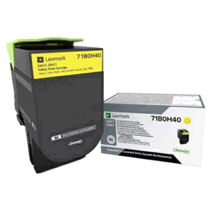 LEXMARK 71B0H40 - originálny toner, žltý, 3500 strán