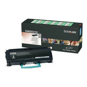 LEXMARK X463X31G - originálny toner, čierny, 15000 strán