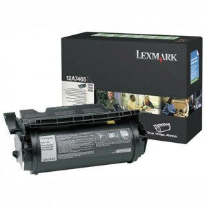 LEXMARK 12A7465 - originálny toner, čierny, 32000 strán