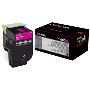 LEXMARK 70C0H30 - originálny toner, purpurový, 3000 strán