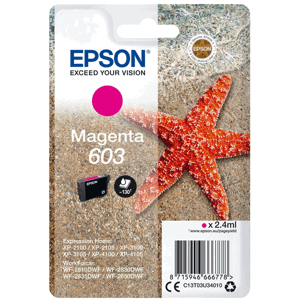 EPSON C13T03U34020 - originálna cartridge, purpurová, 2,4ml