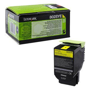 LEXMARK 80C2SYE - originálny toner, žltý, 2000 strán