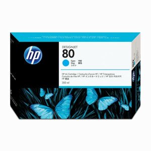 HP C4846A_B - originálna cartridge HP 80, azúrová, 350ml