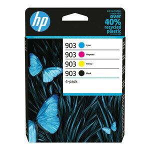 MultiPack HP 6ZC73AE - originálna cartridge HP 903, čierna + farebná, 1x8ml/3x4ml multipack