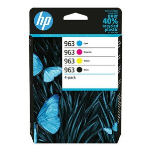 HP 6ZC70AE - originálna cartridge HP 963, čierna + farebná, 1x24ml/3x11ml