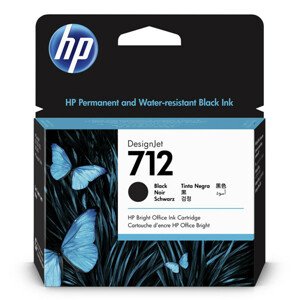 HP 3ED71A - originálna cartridge HP 712, čierna, 80ml