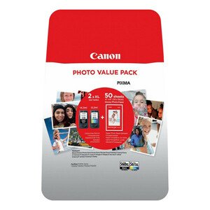 MultiPack CANON PG-560-XL - originálna cartridge, čierna + farebná, 1x14,3ml/1x12,2ml, 2