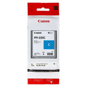 CANON PFI-030 C - originálna cartridge, azúrová, 55ml
