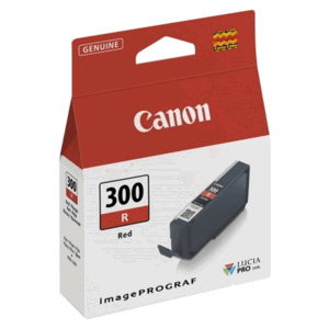 CANON PFI-300 R - originálna cartridge, červená, 14,4ml