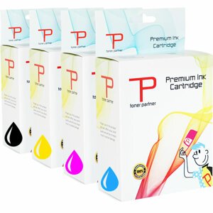 MultiPack HP L0R95AE, F6T77AE, F6T78AE, F6T79AE - kompatibilná cartridge HP 913A, čierna + farebná, 1x64ml/3x35,5ml