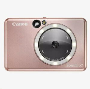 Canon Zoemini S2 vreckový foťák s tlačiarňou - zlatisto ružová