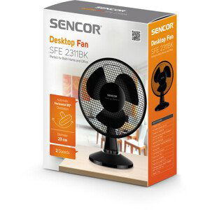 SFE 2311BK stolný ventilátor SENCOR