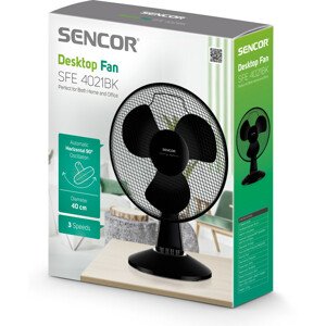 SFE 4021BK stolný ventilátor SENCOR