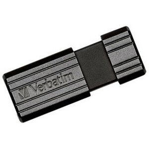 USB FD 64GB PINSTRIPE BLACK VERBATIM