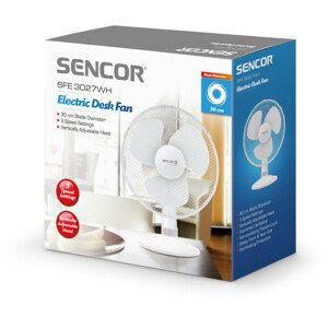 SFE 3027WH stolný ventilátor SENCOR