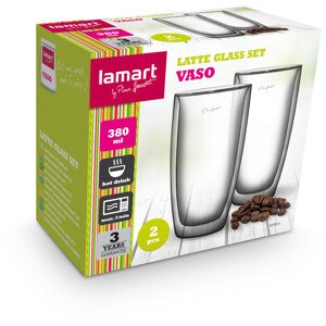 LT9011 SET 2 CAFÉ LATTÉ 380 VASO LAMART