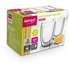 LT9013 SET 2KS JUICE 370ML VASO LAMART