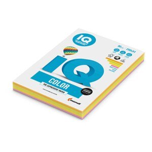 Papier xerografický IQ A4/80g mix 4x50 listov neónovej farby