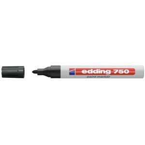 Popisovač Edding 750 lakový čierny 2-4mm
