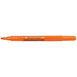 Zvýrazňovač Centropen 8722 oranžový klinový hrot 1-4mm