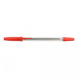 Guľôčkové pero jednorazové červené