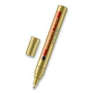 Popisovač Edding 750 lakový zlatý 2-4mm