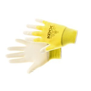 JUICY YELLOW rukavicenylonové PU dla žltá 8