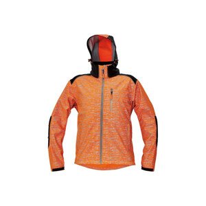 KNOXFIELD printed softshell červená M