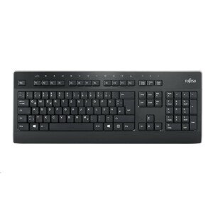 FUJITSU Klávesnica KB955 USB SK SK - čierna, slim 22mm, 465 x 180 x 22 mm, 850g, 1.85m kábel