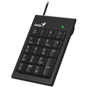 GENIUS klávesnica NumPad 100/ Drôtová/ USB/ slim design/ čierna