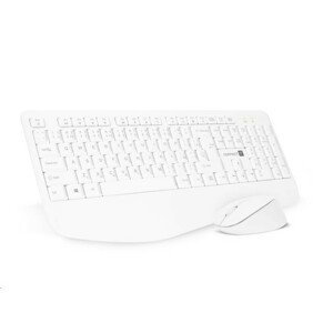 CONNECT IT Combo bezdrôtová biela klávesnica + myš, CZ + SK layout