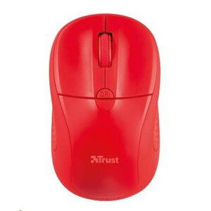 TRUST Myš Primo Wireless Mouse - červená, USB, bezdrôtová