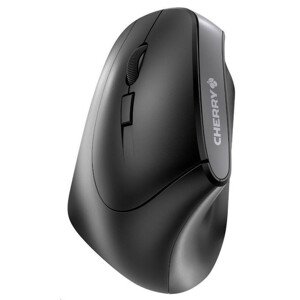 CHERRY myš MW 4500 LEFT, ergonomická pre ĽAVÁKOV, 600/900/1200 DPI /6 tlačidiel / mini USB receiver, čierna